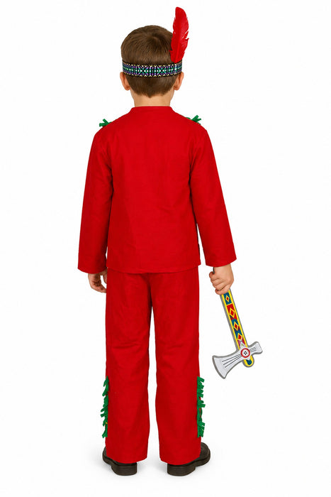 Indianer Kiowa Kostüm für Kinder Gr. 116 - 4 tlg.