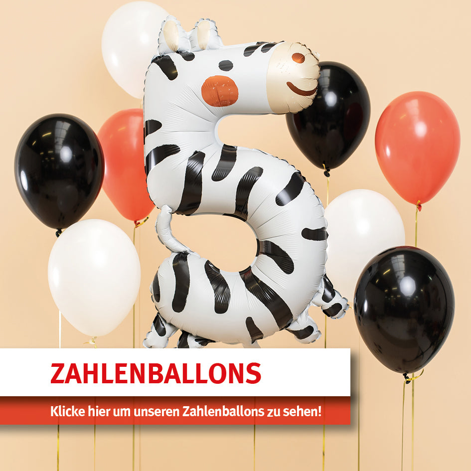 Unsere feiermeier-Zahlenballons