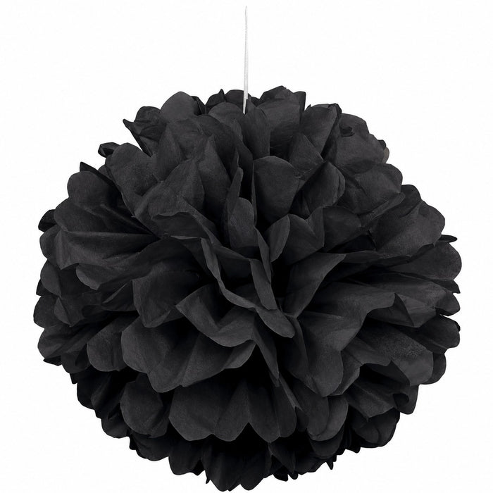 Wabenball Fluffy 40cm/1 Stück | Schwarz