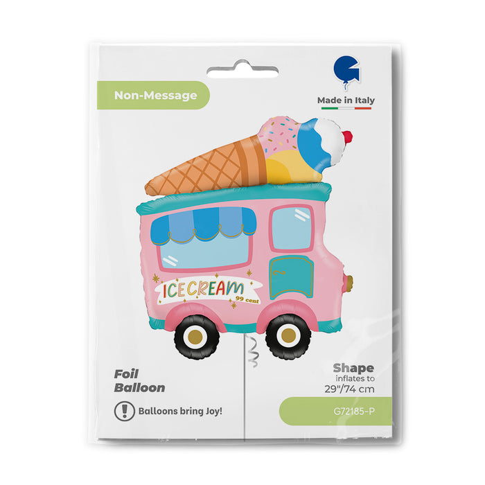 Shape Folienballon "Eiswagen"