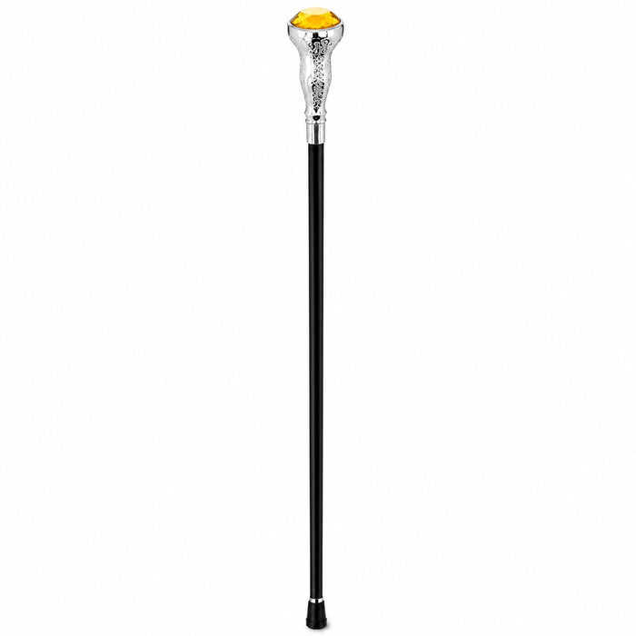 Gehstock aus Metall | "Golden Jewel" - 93 cm