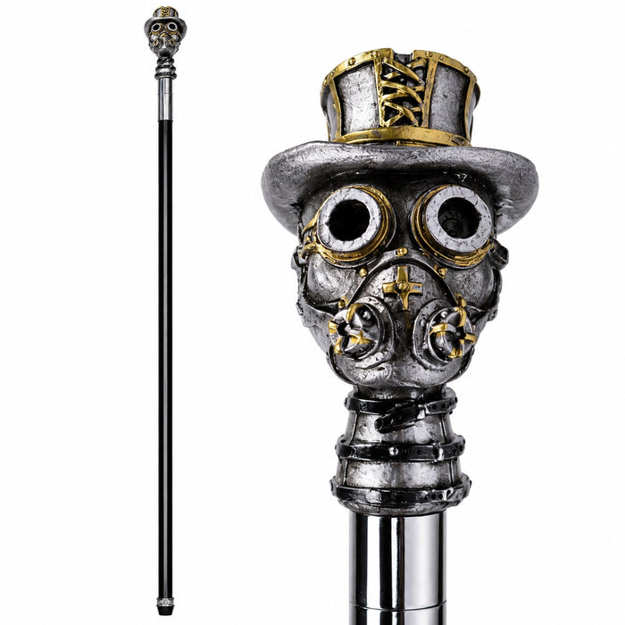 Gehstock aus Metall | Steampunk - 90 cm