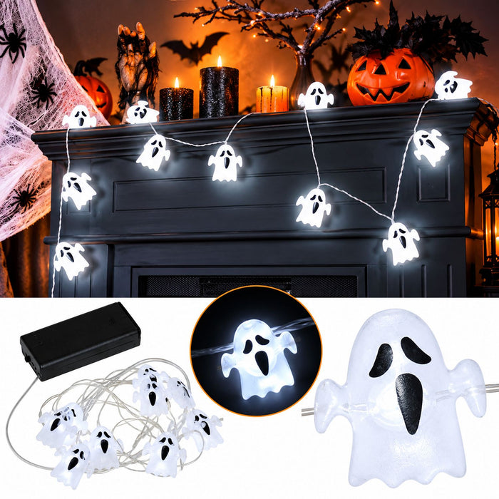 "Gespenster" Lichterkette 120 cm | Halloween Dekoration
