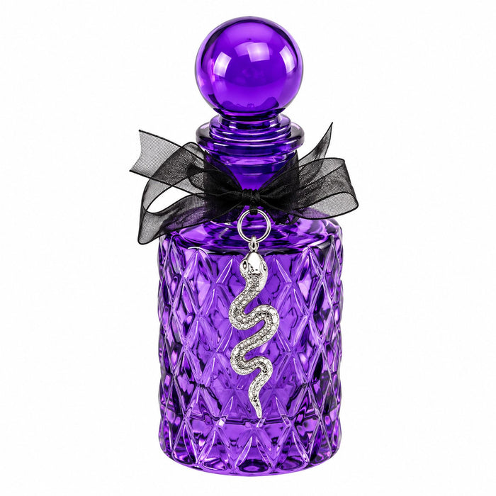 Deko Giftflasche „Violett“ mit Schlange 12,5 cm | Lila