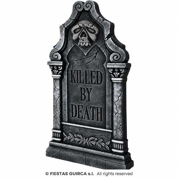 Grabstein "KILLED BY DEATH" 90x45 cm | Halloween Dekoration