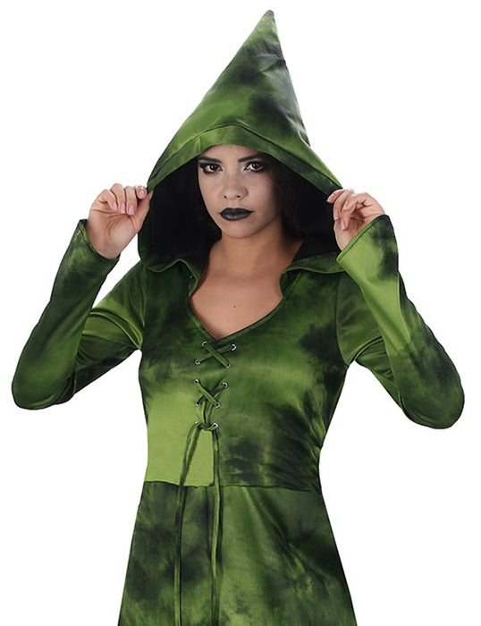 Hexen Kostüm "Freya" für Damen | Grün