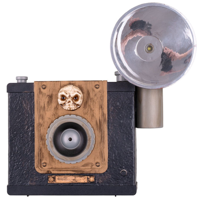 Halloween Deko "Gruselige Kamera mit Blitz" - Animatronic | 24 cm