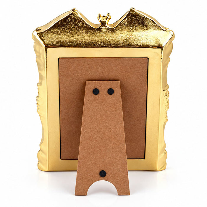 Halloween Bilderrahmen "Fledermaus" 27x17x2 cm | Gold