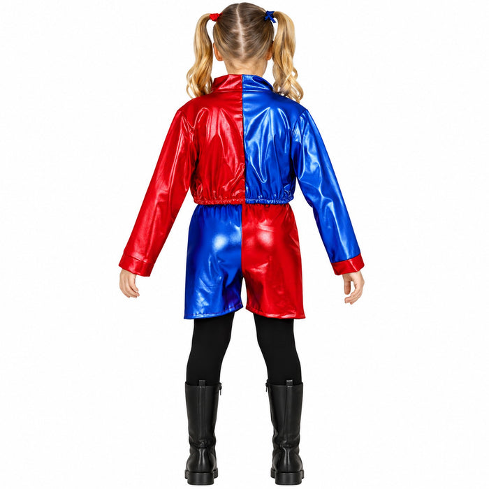 Kostüm "Harlekin Metallic" für Mädchen | Jacke, Hose und T-Shirt