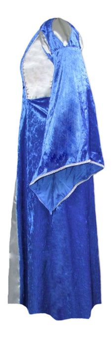 Burgfräulein Prinzessin Helena für Mädchen - Blau Silber