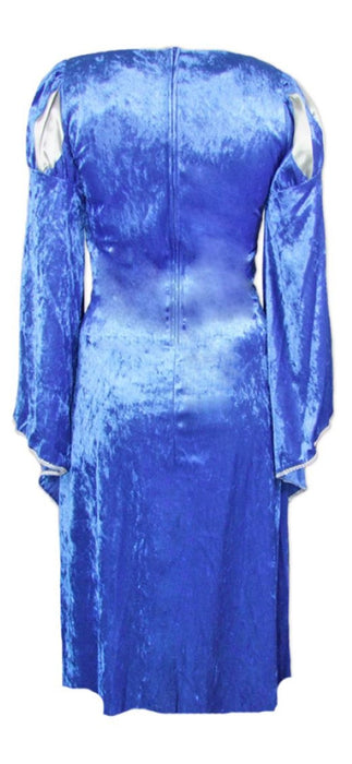 Burgfräulein Prinzessin Helena für Mädchen - Blau Silber