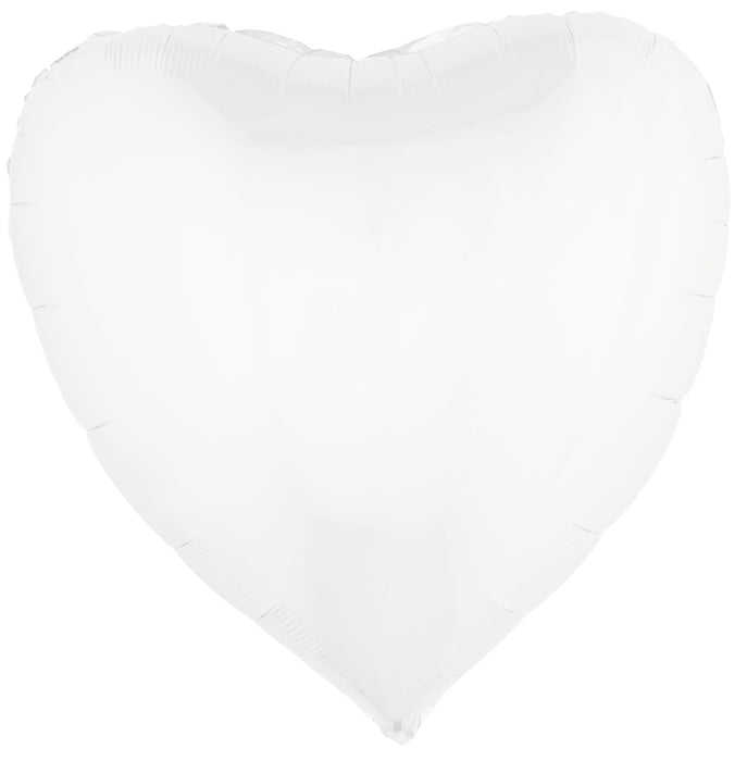 XL Folien Herz Luftballon 80,5 x 75 cm | Party Dekoration Geburtstag Hochzeit