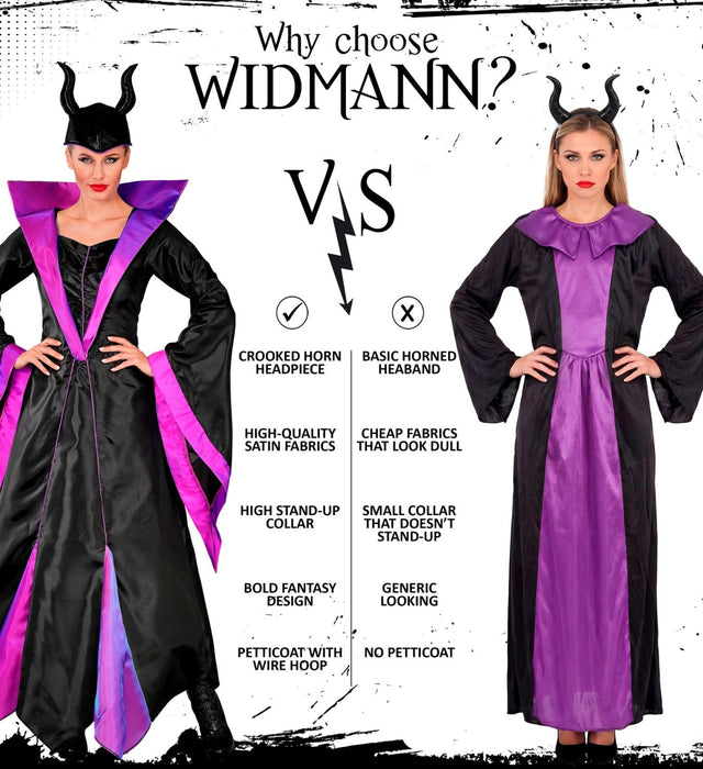 Dunkle Fee "Malefizia" Kostüm für Damen | 2-tlg.
