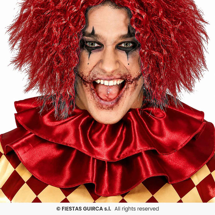 Horror Clown "Black Red" Kostüm für Herren | 3-tlg.