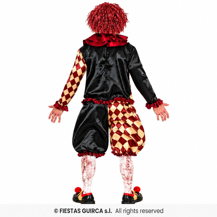 Horror Clown "Black Red" Kostüm für Herren | 3-tlg.