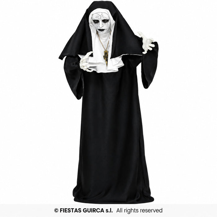 Halloween Figur "Horror Nonne" Animiert | 150 cm - Bewegung, Sound & Licht