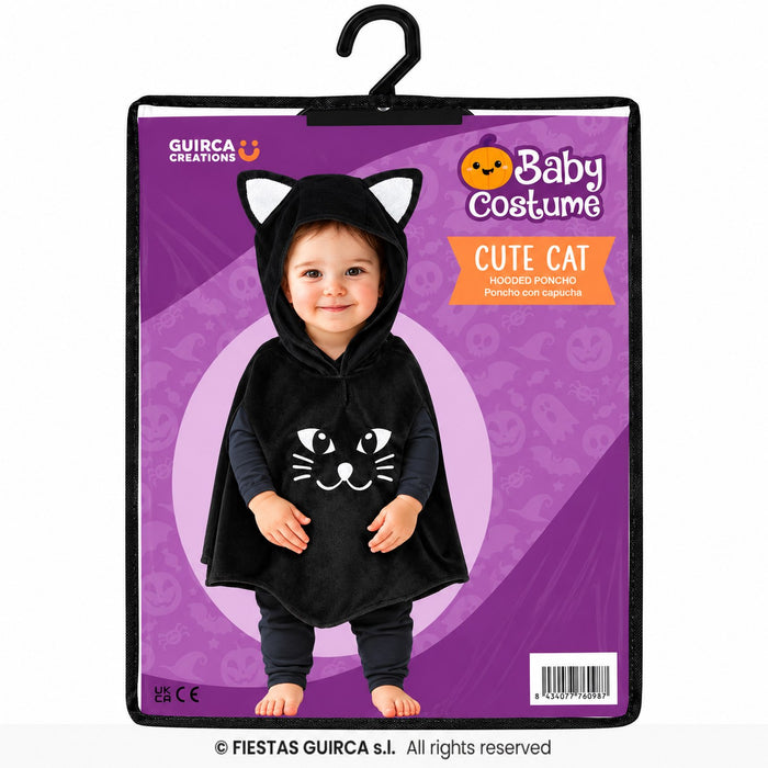 Babykostüm "Süße Katze" für Kinder | Schwarz
