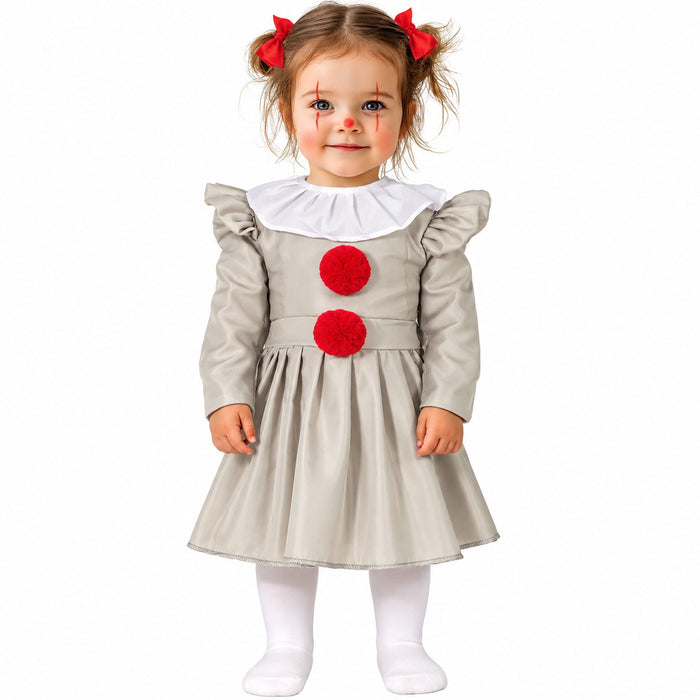 Babykostüm "Kleiner verrückter Clown" für Kinder | 2-tlg.