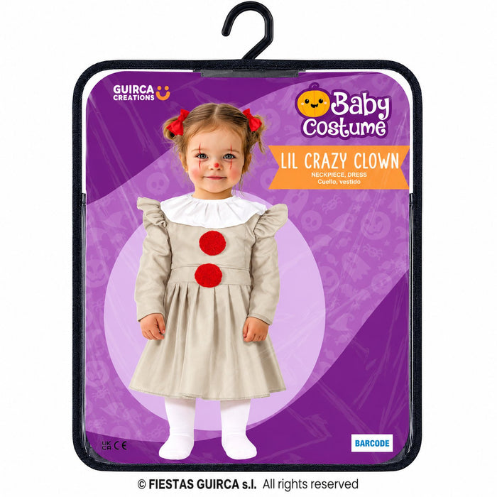 Babykostüm "Kleiner verrückter Clown" für Kinder | 2-tlg.
