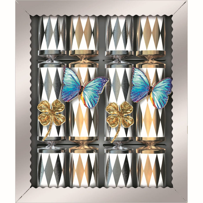 Knallbonbon Blau & Rot 22cm/4Stk.