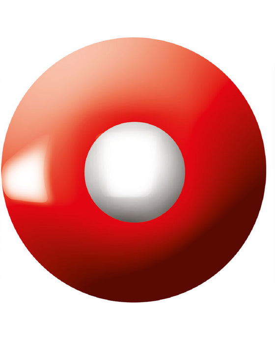One Week Kontaktlinsen Motivlinsen "Roter Teufel" w03 | ohne Sehstärke - Wochenlinse