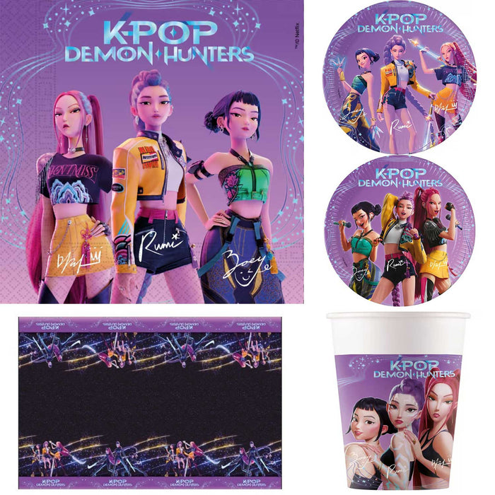 "K-Pop Demon Hunters" Partydeko Artikel