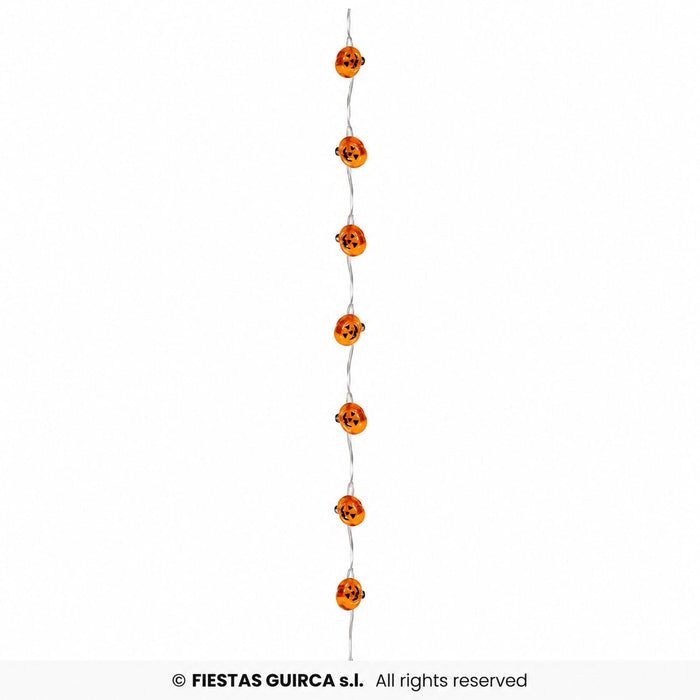 "Kürbis" Lichterkette 120 cm | Halloween Dekoration
