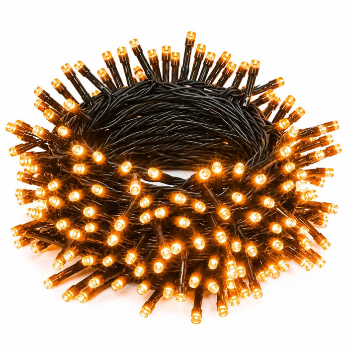 Lichterkette "Orange" 200 LED 20 m | Halloween Dekoration