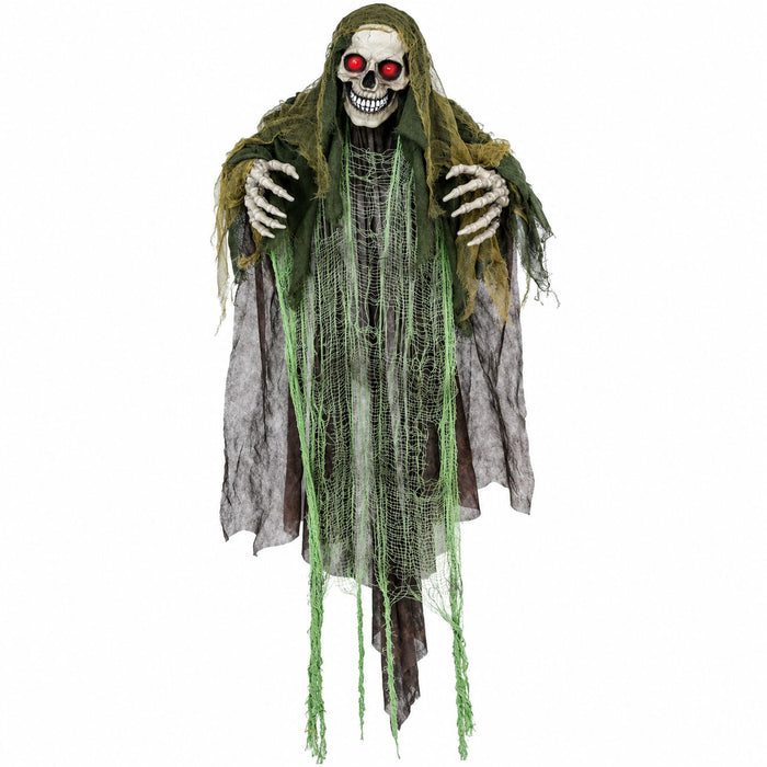 Halloween Figur "Lumpen Skelett" Animiert | 165 cm - Licht, Sound und Bewegung