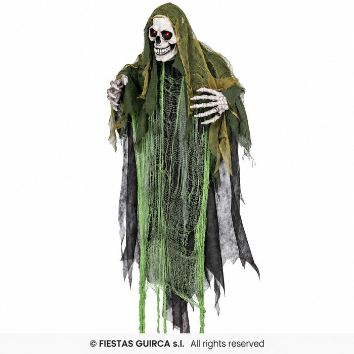 Halloween Figur "Lumpen Skelett" Animiert | 165 cm - Licht, Sound und Bewegung
