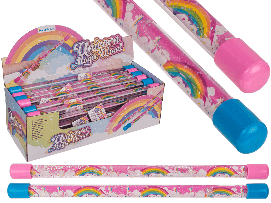 Zauberstab Einhorn 31cm | farbig sortiert - 1Stk.