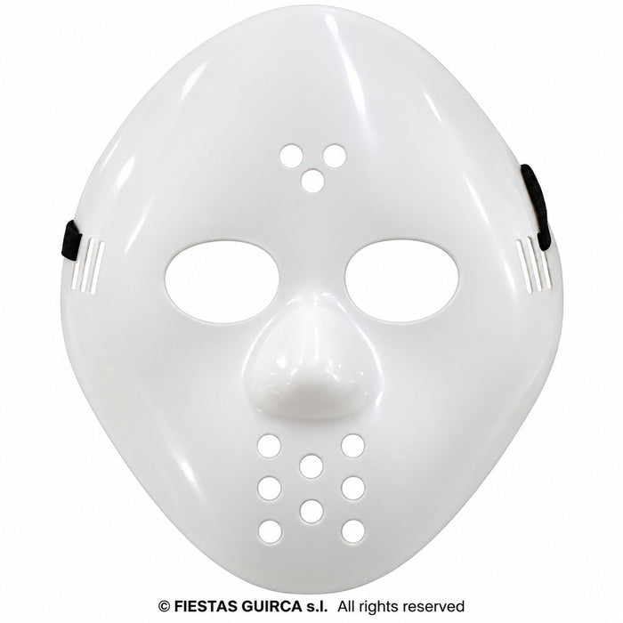 Halloween „Hockeymaske“ | Weiß – Horror Kostümmaske