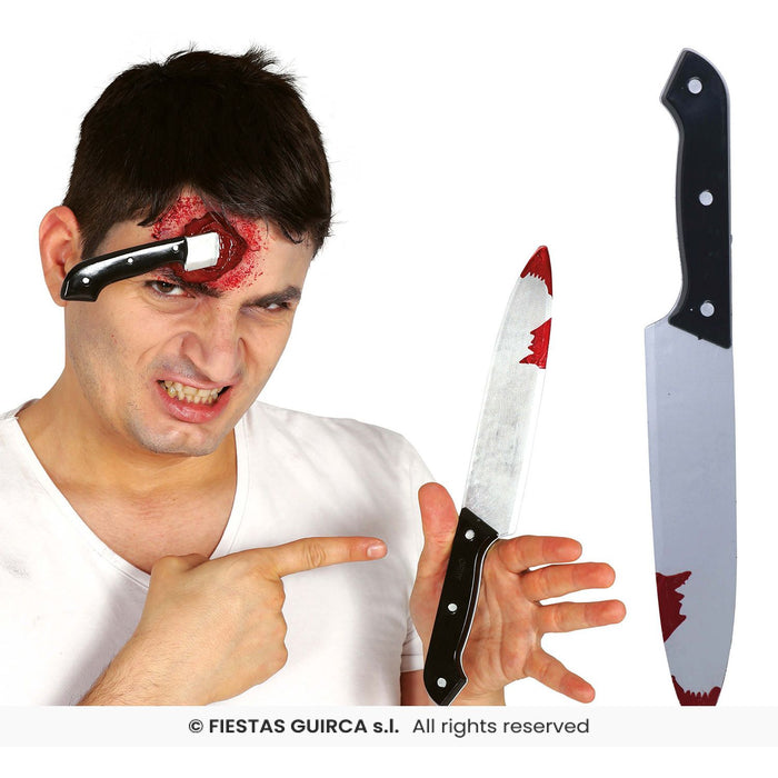 Blutiges Messer | 30 cm - Halloween Waffe