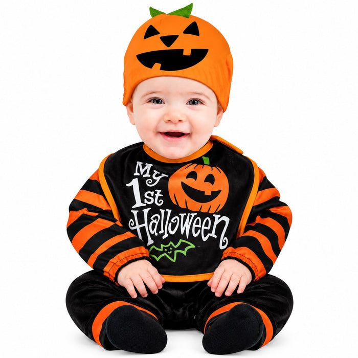 Babykostüm "My 1st Halloween - Kürbis" für Kinder | Orange