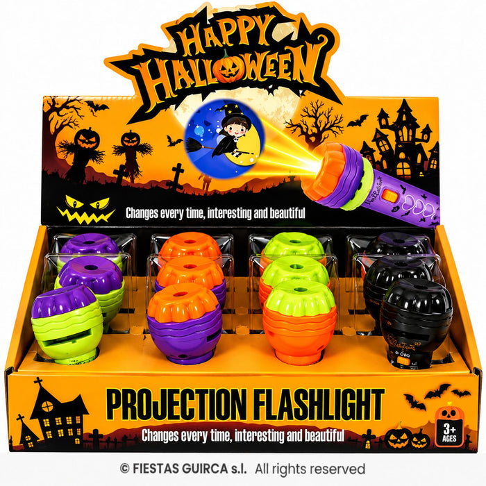 Mini Projektor "Halloween" | 11,5 cm - Verschiedene Farben