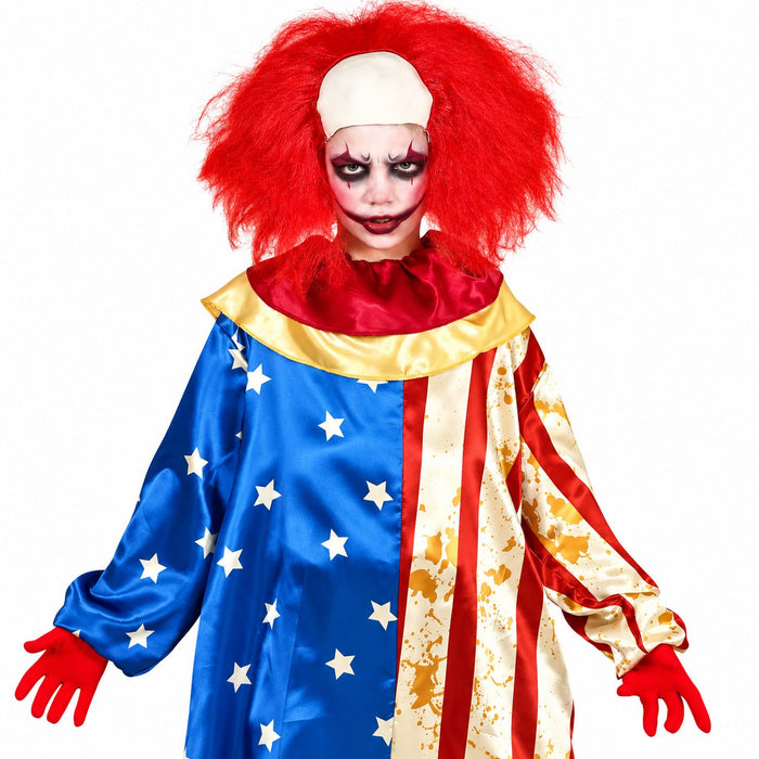 Horror Clown "Patriot" Kostüm für Kinder | 2-tlg.