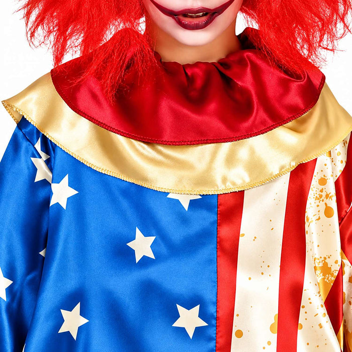 Horror Clown "Patriot" Kostüm für Kinder | 2-tlg.