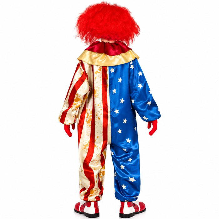 Horror Clown "Patriot" Kostüm für Kinder | 2-tlg.