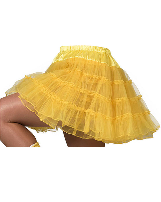 Petticoat "Karina" für Damen - 33 cm Länge | Gelb