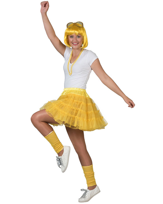 Petticoat "Karina" für Damen - 33 cm Länge | Gelb