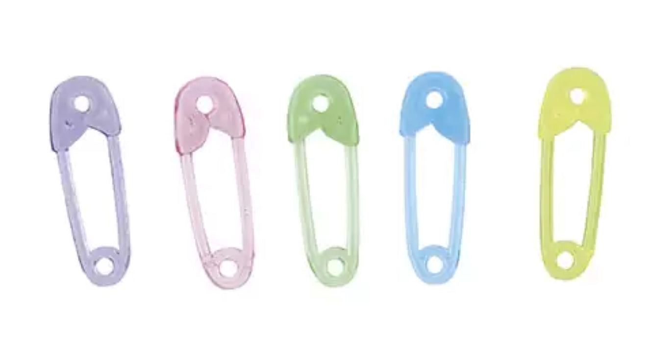 Favours Sicherheitsnadel mini bunt 40Stk