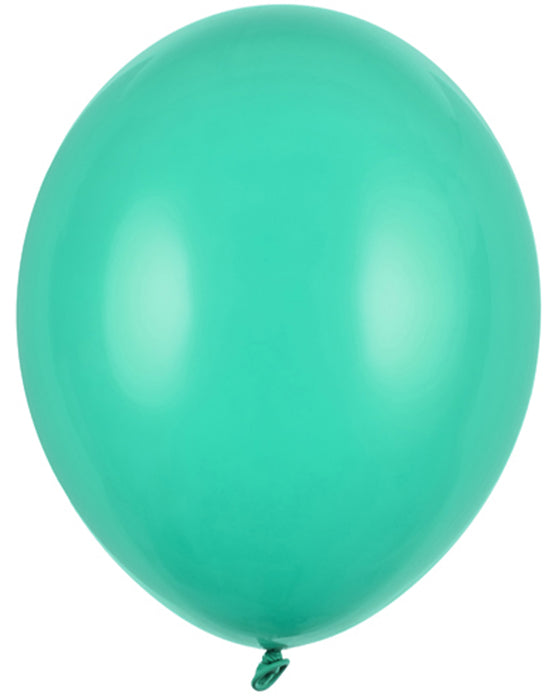 10 Stk. Luftballon Ø30cm "Uni Pastell" |  Aquamarine