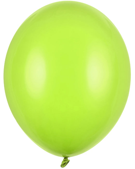 50 Stk. Luftballon Ø30cm "Uni Pastell" | Lime Green