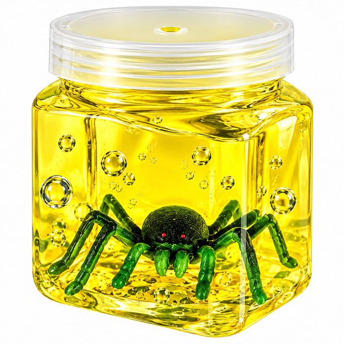 Schleimdose mit Spinne oder Alien 5,5 cm | Verschiedene Farben