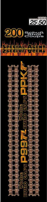 Munition 25/50 Schuss Streifen 200 Schuss Blister