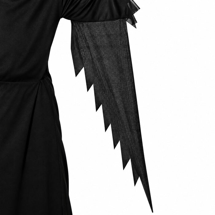 "Black Ghost" Kostüm für Kinder | Tunika mit Kapuze