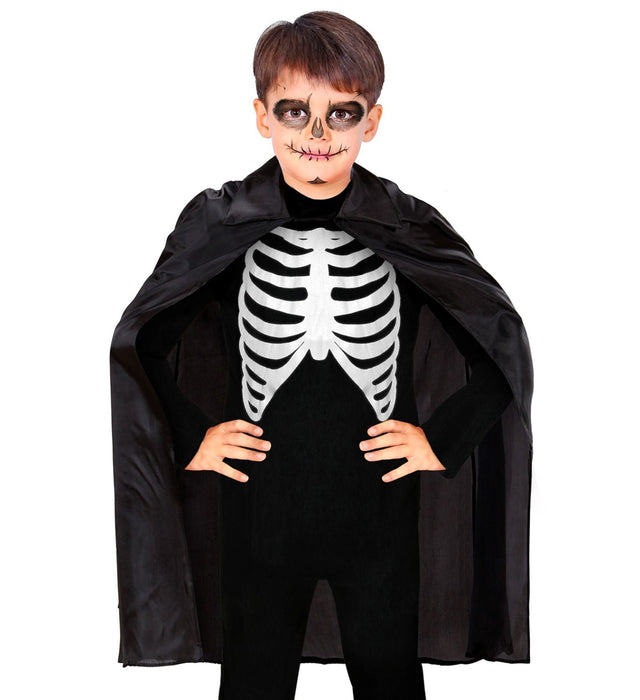 Schwarzer Umhang für Kinder | 90 cm