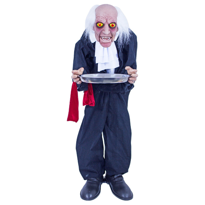 Horror Butler Animiert 90 cm | Halloween Dekoration