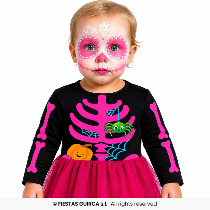 Babykostüm "Süßes Skelett" für Kinder | 2-tlg.