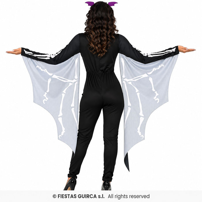 "Skelett Fledermaus" Kostüm für Damen | 2-tlg.